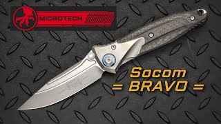 Microtech Socom Bravo:  New Collaboration Knife,  Manual Side Opener and It's a Beauty!