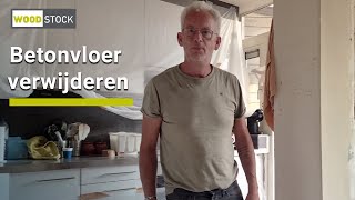 Betonvloer verwijderen