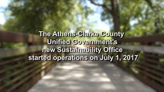 Introduction to the New Athens-Clarke County Sustainability Office