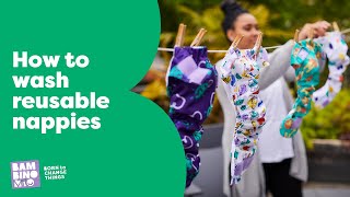 How to wash reusable nappies