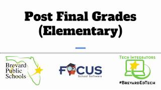 Posting Final Grades Elementary