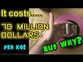 It costs 70 MILLION dollars per kg! But why? It costs 70 MILLION dollars per kg! But why?