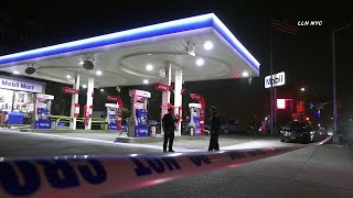 Fatal Stabbing at Gas Station / Queens NYC 4K 5.13.22