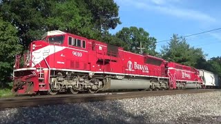 INRD HWTHT with 9010 and 4004, and THUT-2 with 6498 and 2319 in Terre Haute, IN 6-28-21