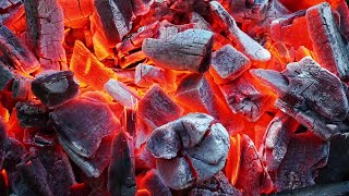 Coal Fire Stock Video