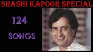 124 Songs of Shashi Kapoor |  शशि कपूर रफी गाने | मोहम्मद रफ़ी गाने  | Special Series
