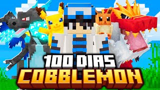 SOBREVIVI 100 DIAS NO COBBLEMON POKÉMON NO MINECRAFT - O FILME