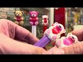 pez valentine bears 3 older releases and 3 prototypes