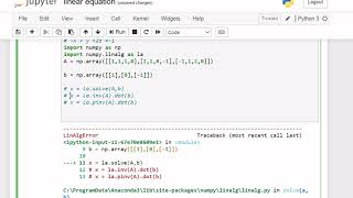How to Solve Linear Equations in Python || Singular Value Decomposition