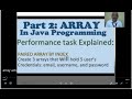 PART 2: ARRAY in Java Programming PERFORMANCE TASK EXPLAINED (Tagalog)