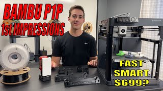 IS THE Bambu Lab P1P the BEST 3D Printer UNDER $1000!? First Impressions