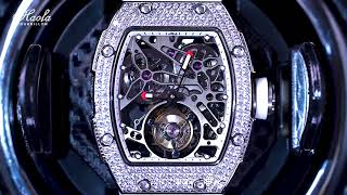 HAOFA Crystal Bezel Automatic Tourbillon