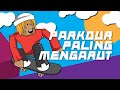 PARKOUR MENGGUNAKAN SEKEPING SKATEBOARD?!