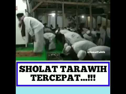 Sholat Tarawih Tercepat - YouTube