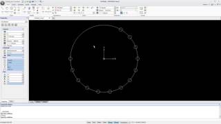 Draftsight - Circular pattern