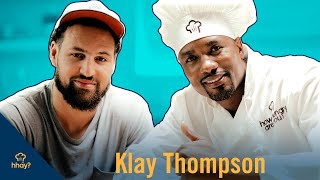 Klay Thompson can't choose between Rocco and Steph Curry