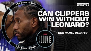 Debating the Clippers’ hopes to beat Mavericks without Kawhi Leonard | NBA Countdown