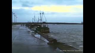 Etaples / Mer - 1974 - Tempête \u0026 Grande Marée - Port