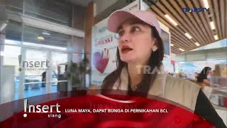 PRILLY LATUCONSINA DAN LUNA MAYA  DAPAT BUNGA DI PERNIKAHAN BCL @ INSERT HARI INI