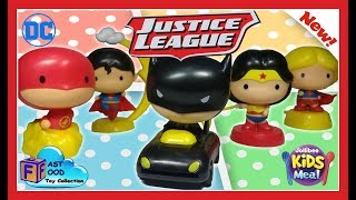 2018 Jollibee Justice League Jolly Kiddie Meal Toys (complete set) | fastfoodTOYcollection