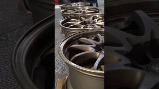 Restoring Volkrays VE28 Wheels #cardifyautoparts #wheelrepair