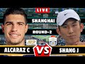 🔴LIVE: Alcaraz C vs Shang J • Shanghai Masters 2024 Round 2 #Alcaraz #Shang #tennis #ATP #ShanghaiM