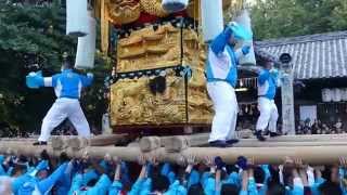 2014年　10月18日　新居浜太鼓台祭　一宮神社　江口太鼓台