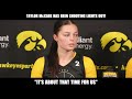 taylor mccabe has confidence after three point performance hawkeyes