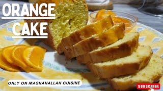 Orange Cake | With Fresh Oranges 🍊 | Mashahallah Cuisine