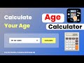 How To Make A Age Calculator Using HTML CSS & JavaScript