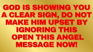God is showing you a clear sign, do not make him upset by ignoring this ✝️ Jesus Says 💌#jesusmessage