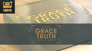 Bible Review: The Grace and Truth Study Bible, NASB 1995 by Zondervan (Green Hardcover)