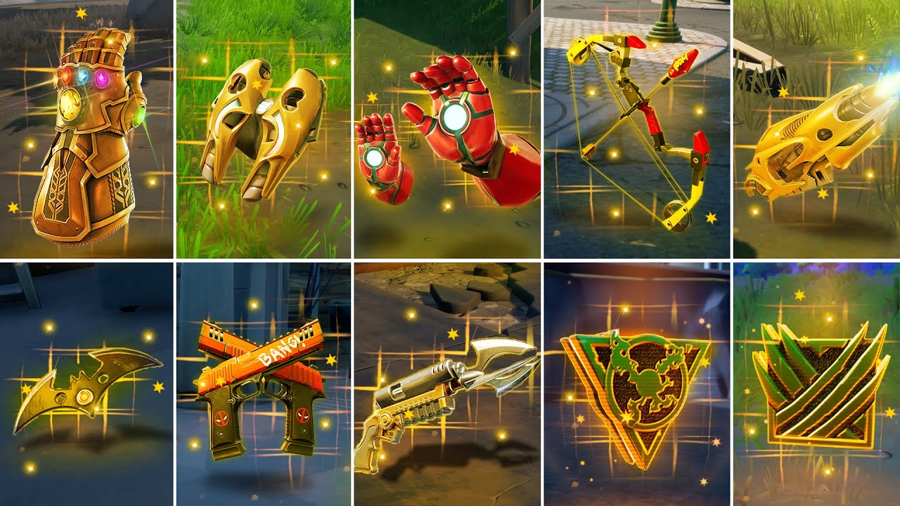 Evolution Of All Mythic Weapons & Items - Fortnite Chapter 1 (Season 1 ...