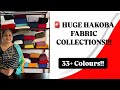 Hakoba fabric collections!!! 33+ Colors