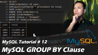 SQL Tutorial 12: GROUP BY Clause - CodeLikeLD Tagalog Tutorials