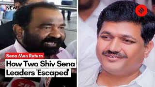 How These Two Shiv Sena Leaders 'Escaped' From The Rebel MLAs | Maharashtra Political Crisis