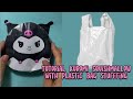 귀여워요 TUTORIAL KUROMI squishmallow #kuromi #papercraft #sanrio #paperdiy #cute #unboxing ​⁠#paper