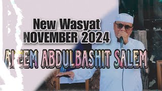 ALEEM ABDULBASHIT SALEM New Wasyat November 2024