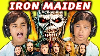 KIDS REACT TO IRON MAIDEN (Metal Music)