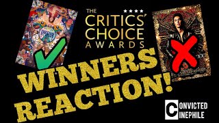 2023 CRITICS CHOICE FILM AWARDS WINNERS REACTION!