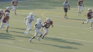 Benedictine Freshman Earl Jackson jr #25 for the touchdown scrimmage