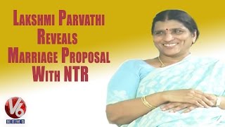 Lakshmi Parvathi Reveals About Marriage Proposal With NTR  | Kirrak Show | V6 News