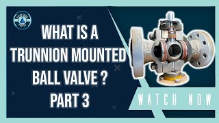 What is a trunnion mounted ball valve? Detailed overview of a trunnion ball valve components.