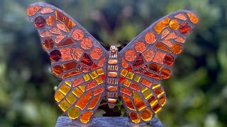 Ep. 91 HOW I MAKE A STANDING BUTTERFLY MOSAIC and starting a 30\