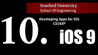 Stanford iOS 9 - Lecture 10.  Core Data