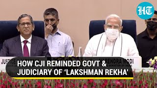 ‘Govt disobeying courts’: CJI Ramana’s hard-hitting criticism in presence of PM Modi