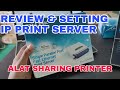 Cara Setting IP Printer Server TPLink TL-PS110P | Single Parallel Port Fast Ethernet