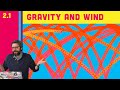 2.1 Simulating Forces: Gravity and Wind - The Nature of Code