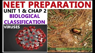 VIRUSES AND THEIR TYPES | BIOLOGICAL CLASSIFICATION CHAP 2 NCERT | NEET BIOLOGY