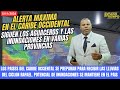 5 NOVIEMBRE. RIESGO DE INUNDACIONES: TORMENTA RAFAEL AZOTA A JAMAICA Y SE DIRIGE A CUBA COMO HURACAN